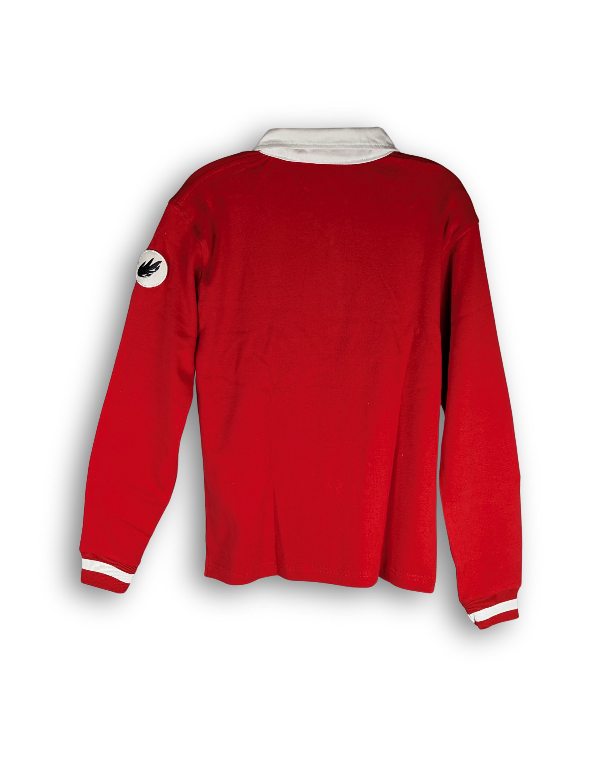 poloshirt mit langen ärmeln und weißem kragen. günstiger preis. mit bündchen. sportbekleidung männer günstig.