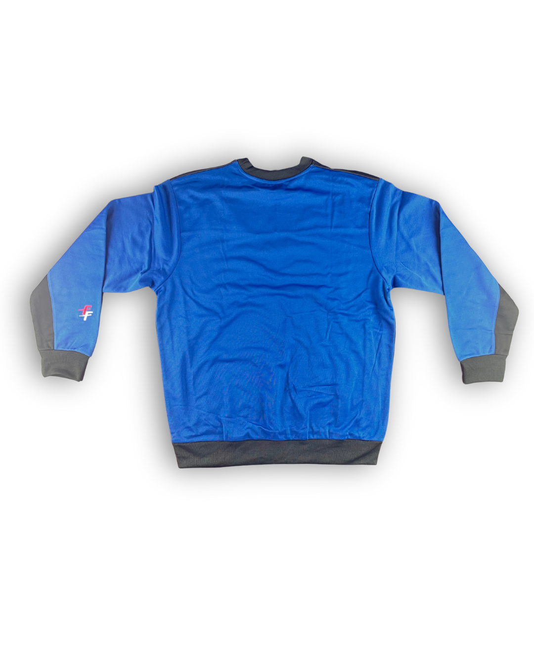hintere ansicht sweatshirt blau weiß schwarz sportkleidung männer freizeit kleidung onlineshop 