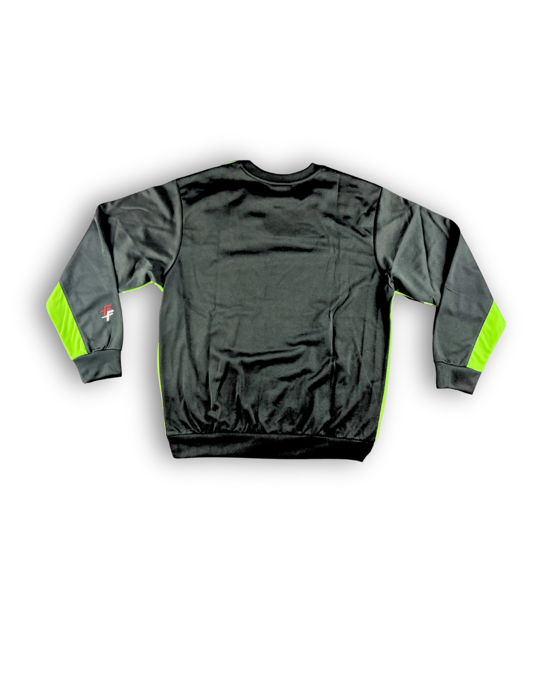 hintere ansicht sweatshirt grün schwarz sportkleidung männer freizeit mode günstig online