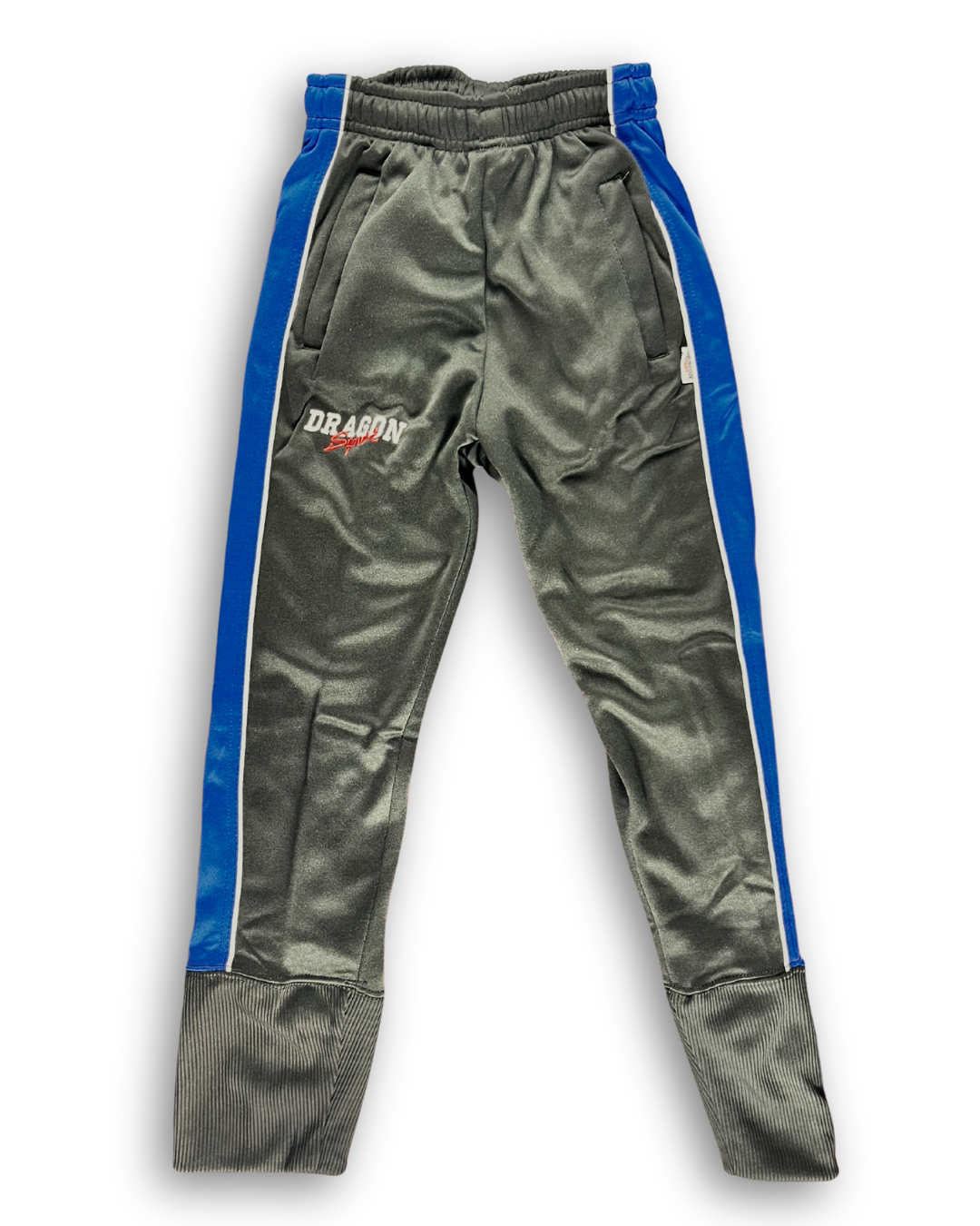 trainingshose günstig outlet männer blauer streifen an der seite mit bündchen marke dragon sport