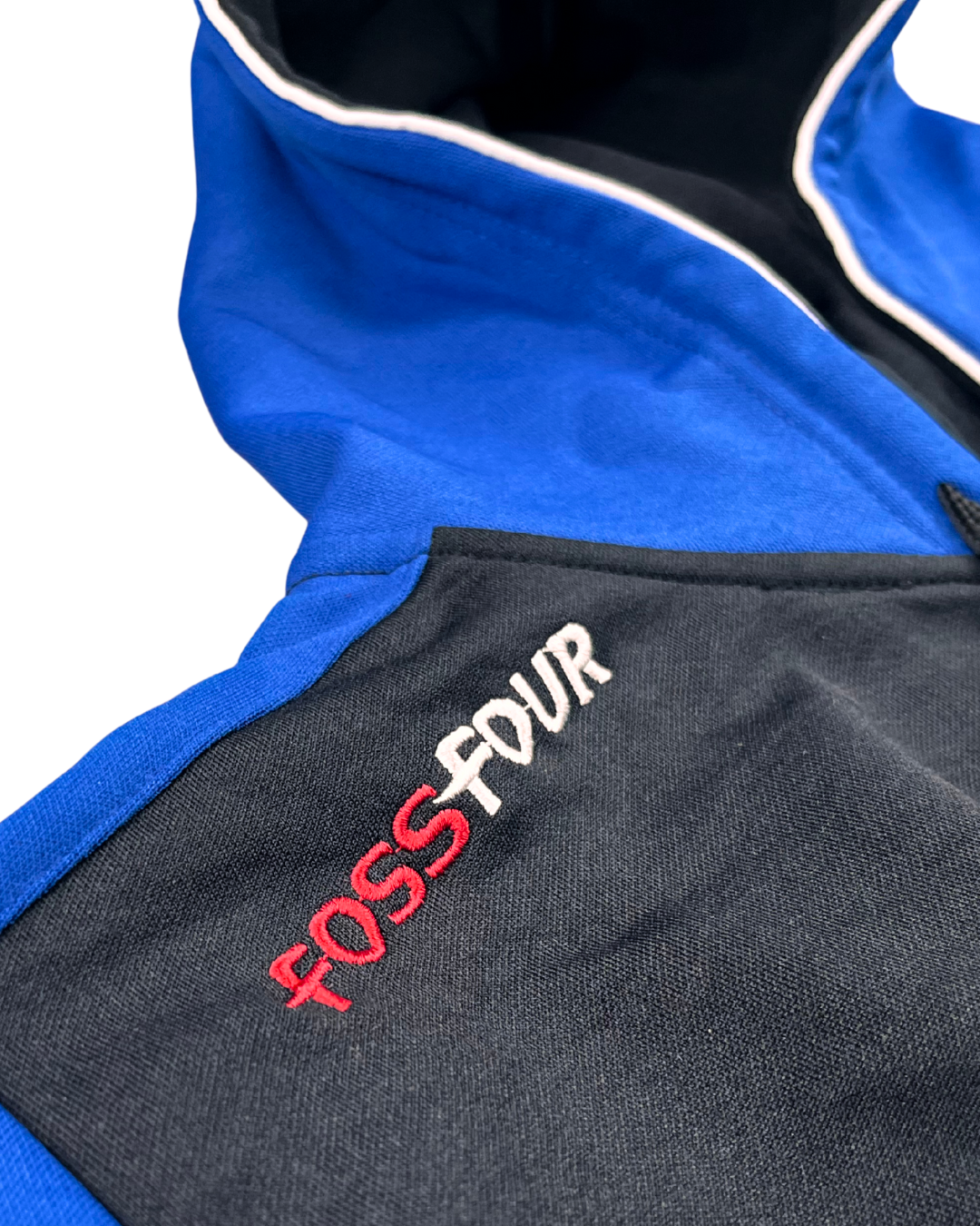 kapuze nahaufnahme blau schwarz 