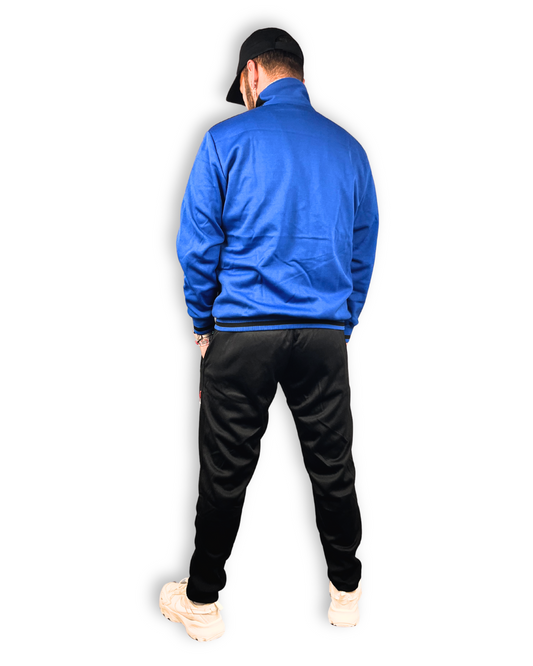 blaue sportjacke mit model männlich marke dragon sport