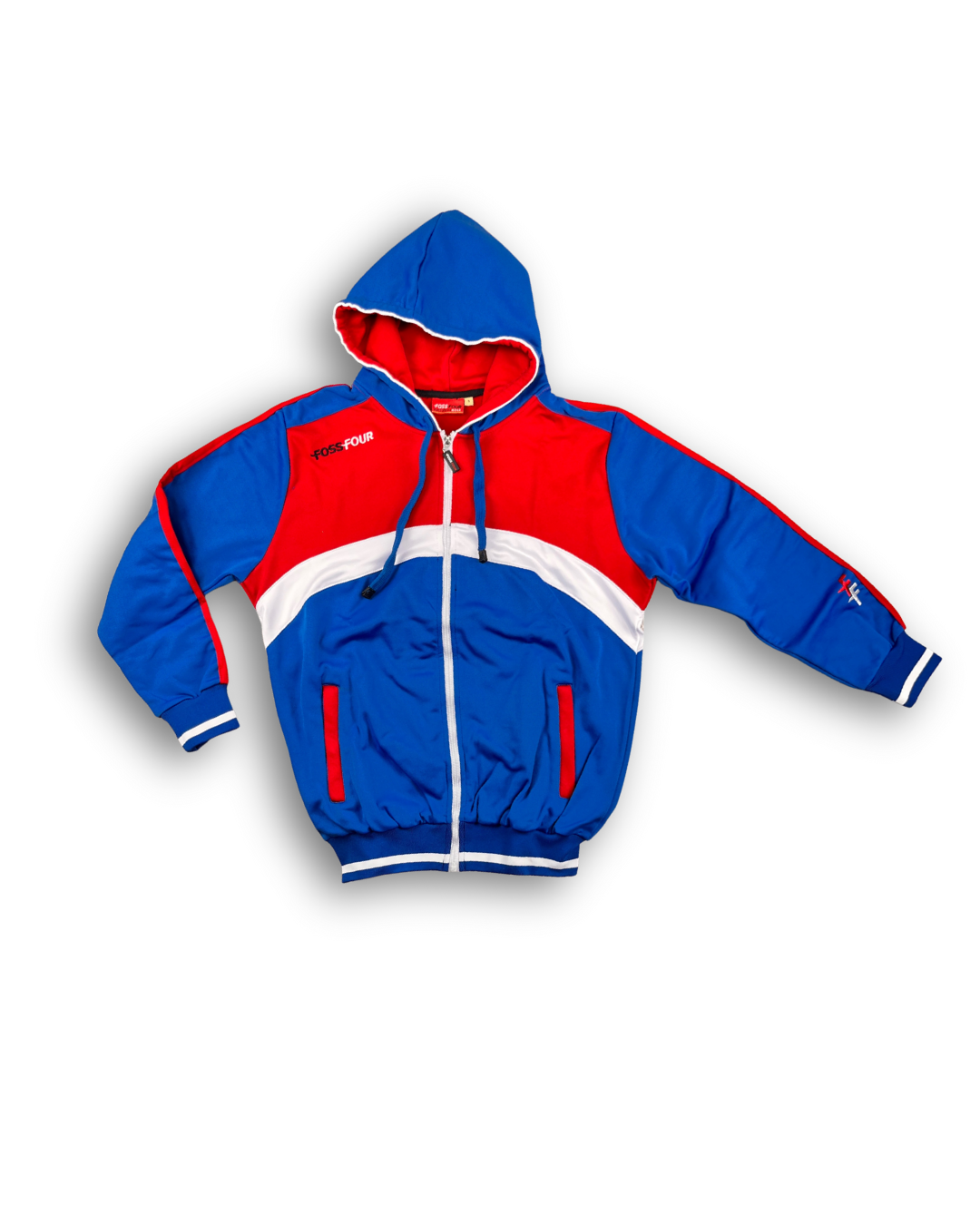 sportanzug trainingsjacke in rot blau outlet sportkleidung