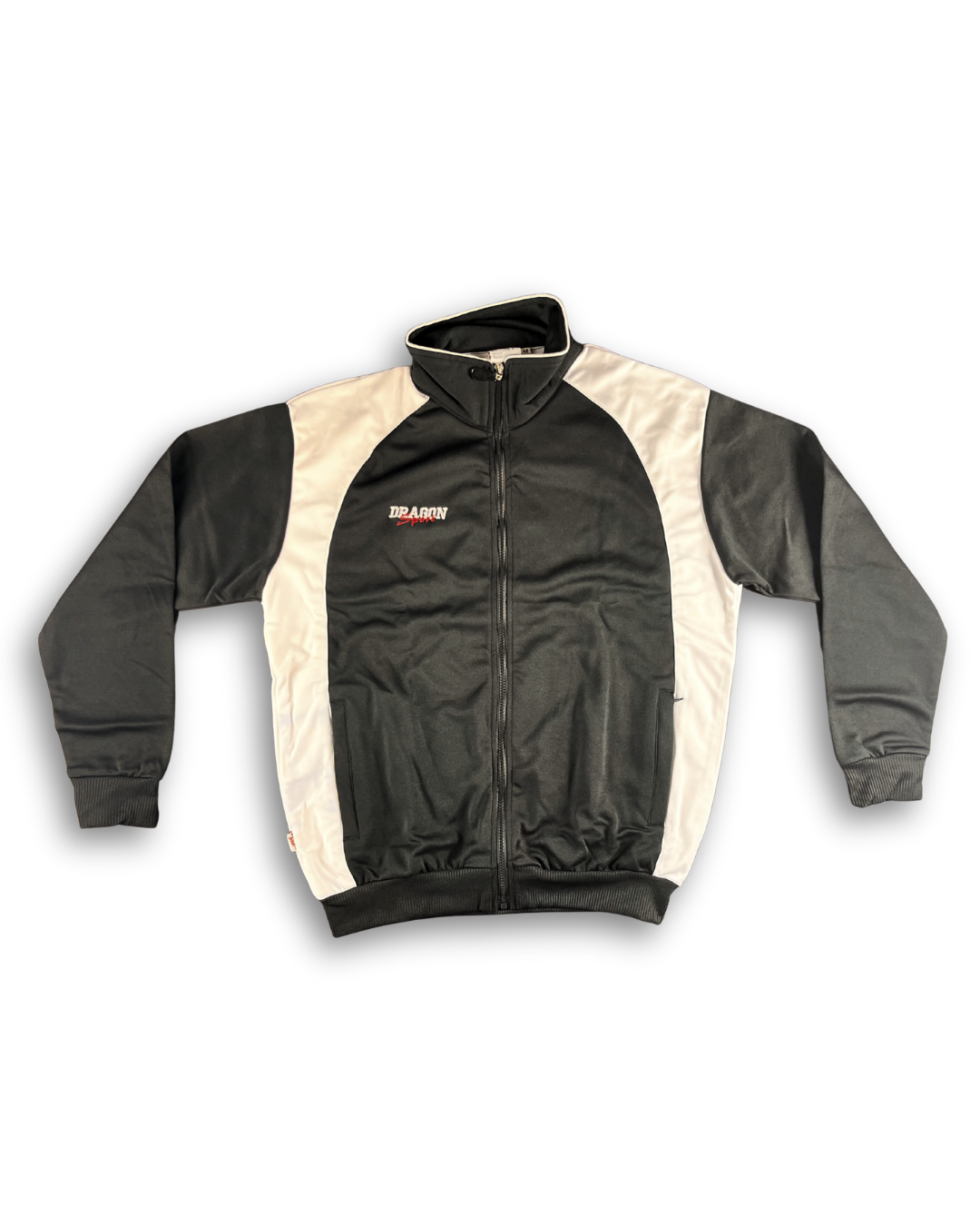 sportbekleidung männer günstig outlet jacke schwarz wei marke dragon sport