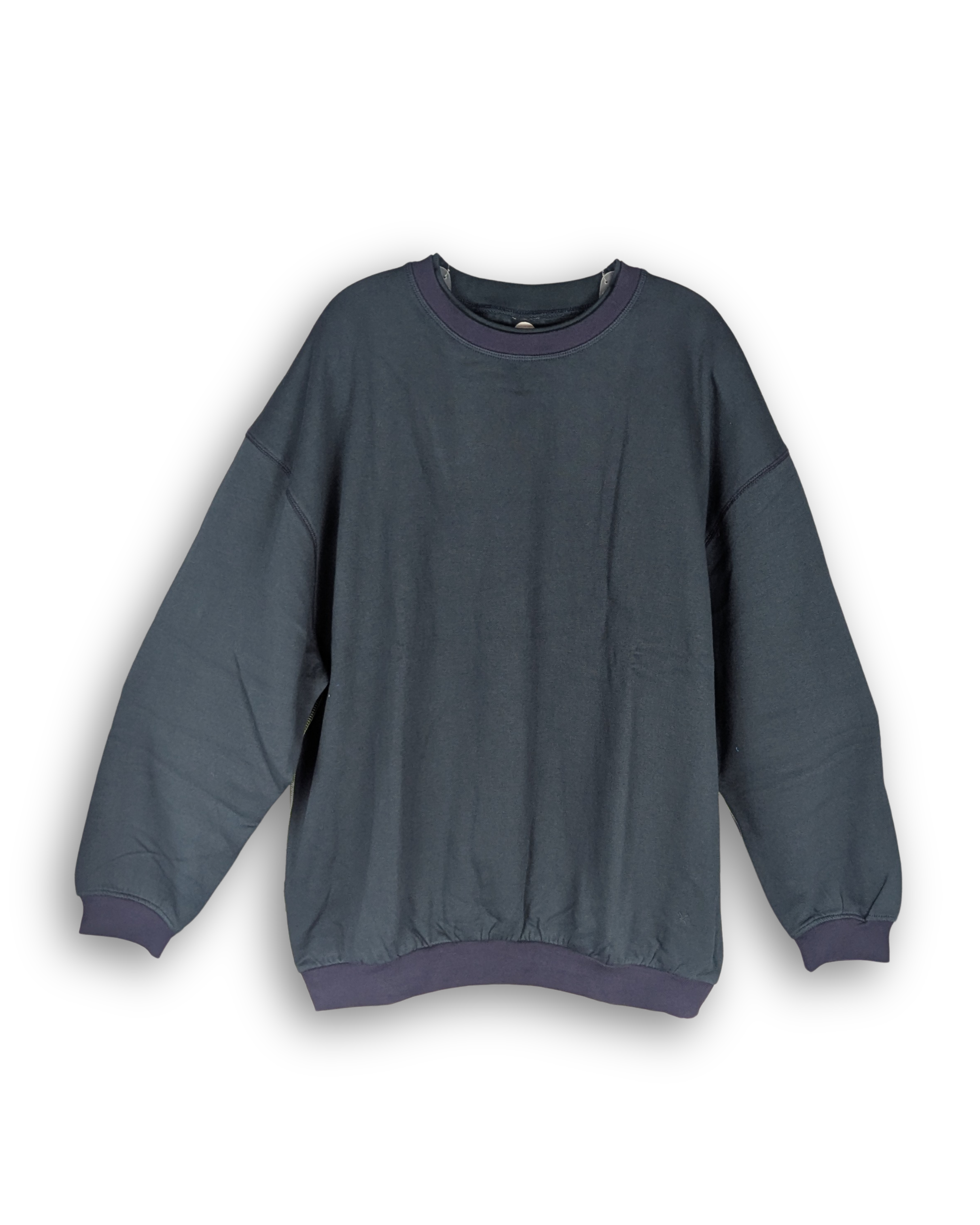 oversize hoodie sale für damen und herren. mit bündchen an ärmeln und unten. petrolblau ohne applikation. roundneck ausschnitt. basic sweatshirt. günstig und gute qualität.